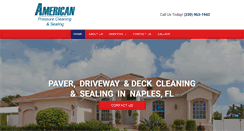 Desktop Screenshot of naplespressurecleaningandsealing.com