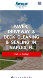 Mobile Screenshot of naplespressurecleaningandsealing.com